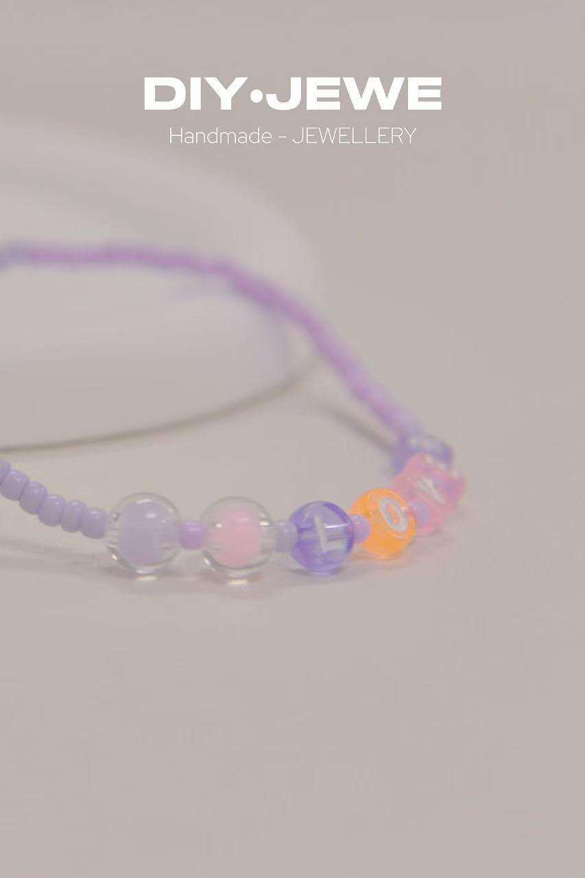 Romantic  resin bracelet